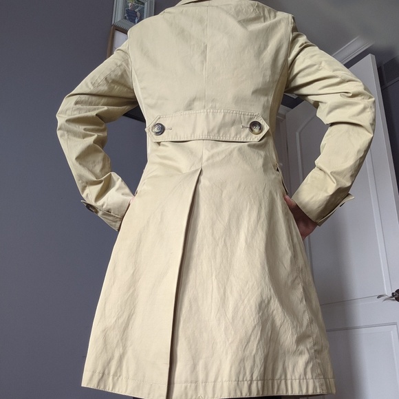 Michael Kors Khaki Trench Coat sz XS - Picture 5 of 7